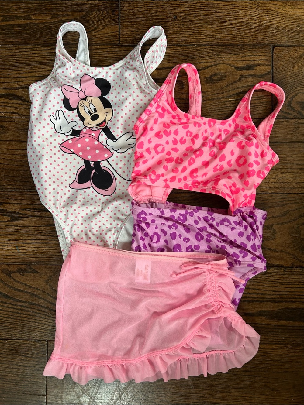 Girls XS bathing suits and cover up